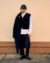Winter Coat Navy Italian Wool
