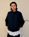 Casino Jacket Still Black Calm Cupro Cotton