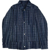 Aalofi Cotton Jerkin Dark Indigo & Cream