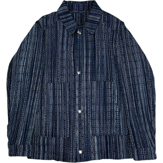 Aalofi Cotton Jerkin Dark Indigo & Cream