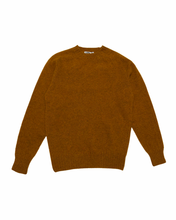 Suedehead Raglan Sweater Orange Brushed Lambswool