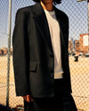 Amare Blazer Fine Black Wool