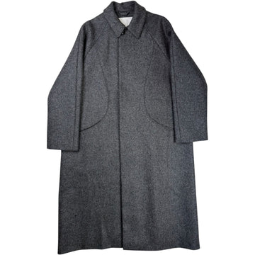 Takeshi Coat Wool Charcoal