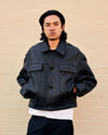 Doyard Textured Leather Jacket