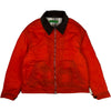 Zip Front Jacket Wax Cotton Orange