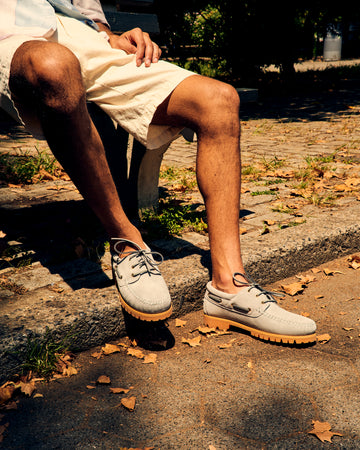 Aztec Boat Shoe Grey