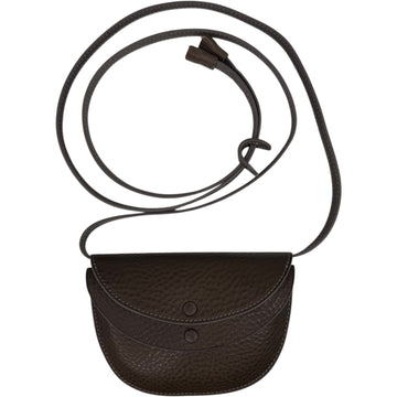 LWC x Kaptain Sunshine Leather Pouch Brown Pebble