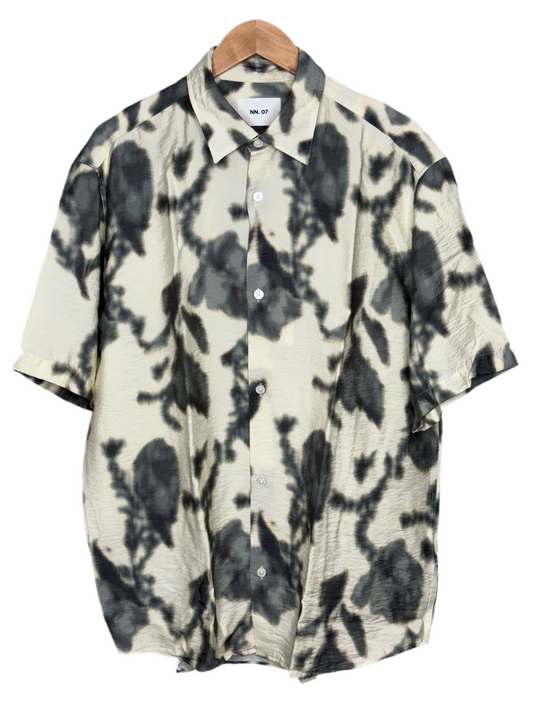 Freddy Short Sleeve Shirt Ecru Print