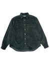 Carvalho Baggy Oversized Shirt Dark Green Soft Cord