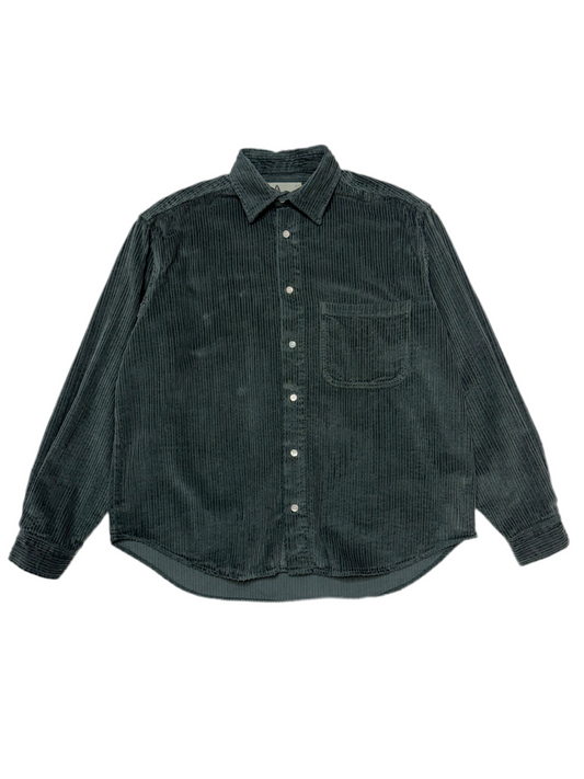 Carvalho Baggy Oversized Shirt Dark Green Soft Cord