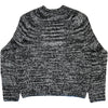 Fredrik Contrast Sweater Antracite Mouline