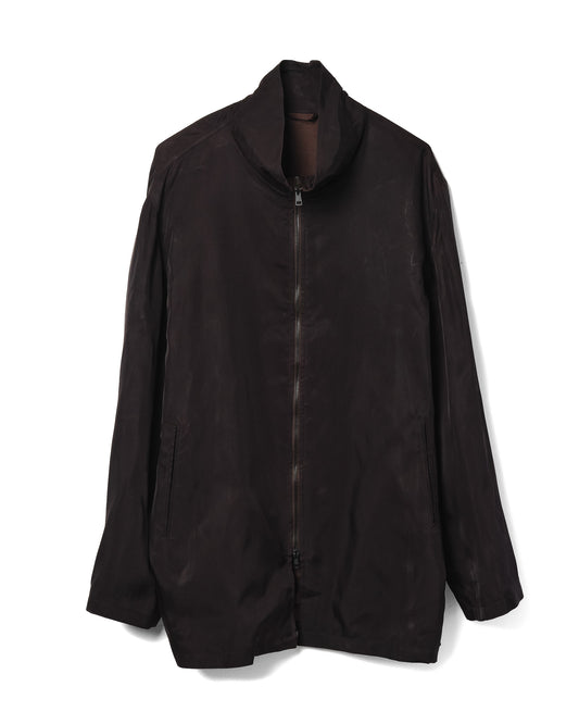 Tiller Jacket Root Brown Wax Dipped Cupro