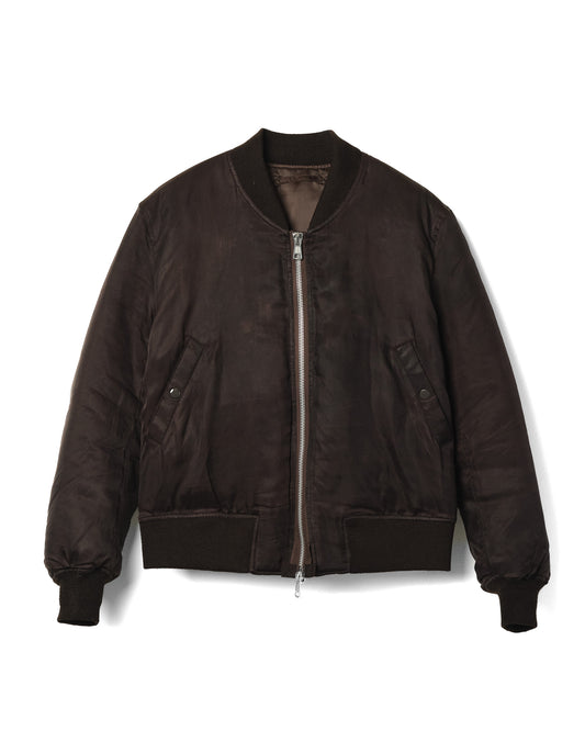 Bomber Root Brown Wax Dipped Cupro