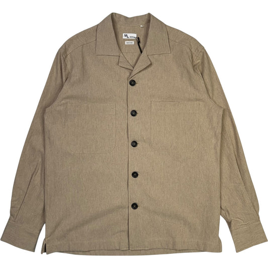 Aabba Cotton Overshirt Beige