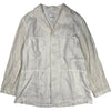 Patchwork Coverall Jacket Off-White Linen Blend