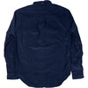 Blue Corduroy Button Front Shirt