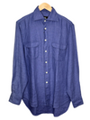 Aantero Two Pocket Shirt Navy Linen