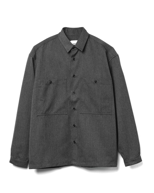 Grange Shirt Viscose Mid Grey
