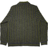 Darren Polo Cardigan Grey Melange Wool Blend
