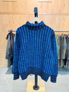 Cueva x Doppiaa FW24 Collaboration Turtle Neck Royal Blue Black