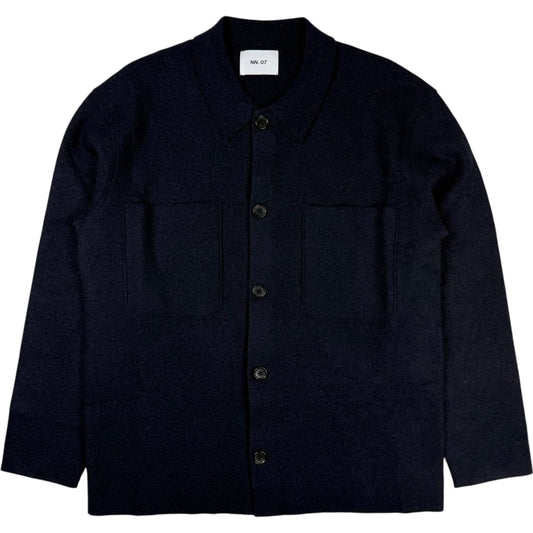 Colby Corduroy Shirt Navy Blue