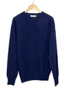 Earth Suedehead Jumper Navy Lambswool