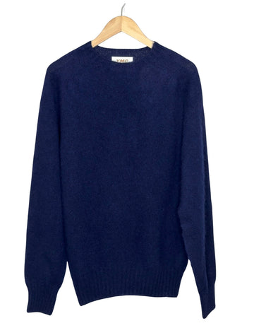 Earth Suedehead Jumper Navy Lambswool