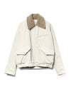 Toya Bomber Cotton Blend Light Grey