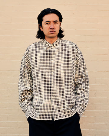 Nostra Shirt Brushed Canvas Black