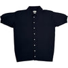 Aars Cotton Knit Shirt Navy