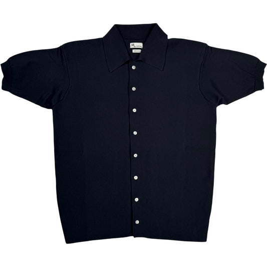 Aars Cotton Knit Shirt Navy