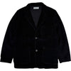 Two Button Jacket Black Cat Cord