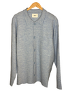 Jonas Overshirt Boiled Wool Powder Blue