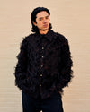 Wes Shirt Fringed Brown