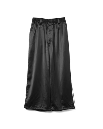 Satin Gradient 3-Stripes Track Pants Black