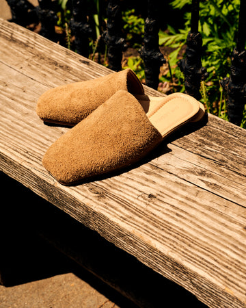 Cigarr Slipper Cedar Speckled Suede