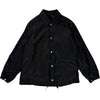 Silk Poly Coach Jacket Black