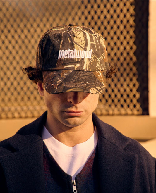 Metal Logo 5-Panel Hat Camo