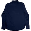 Cotton Jersey Button Front Shirt Navy
