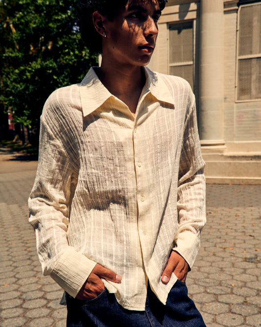 Ignacio Shirt Cloud White Check