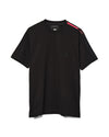 Gradient Stripes Short Sleeve Tee Black