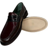 Yardee Three Tone Loafer Brown Burgundy Blue Polido Leather
