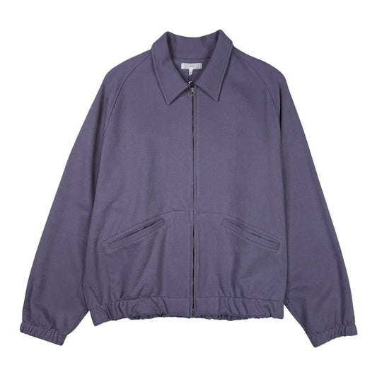 Textured Coach Jacket Lilac Grey