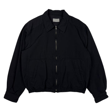 Wool Gabardine Windy Bay Jacket Black