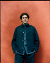 Aalofi Navy Cotton Jacket