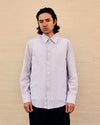 Business Shirt Lavender Stripe