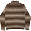 Alfie Polo Cardigan Camel Stripe
