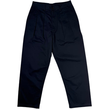 Double Pleat Pant Navy
