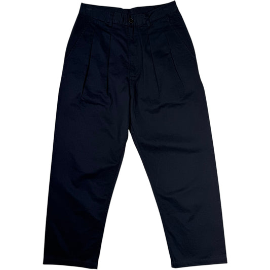 Double Pleat Pant Navy