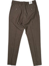 Billie Pant Wool Blend Khaki Melange